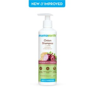 Mamaearth Onion Hair Fall Control Shampoo For Hair With onion & Plant Keratin