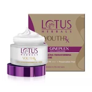 Lotus Herbals YouthRx Anti-Ageing Transforming Gel Creme SPF 20 PA+++ (Preservative Free)