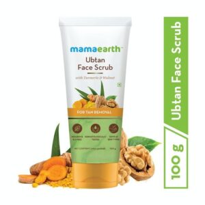 Mamaearth Ubtan Scrub For Face With Turmeric & Walnut For Tan Removal